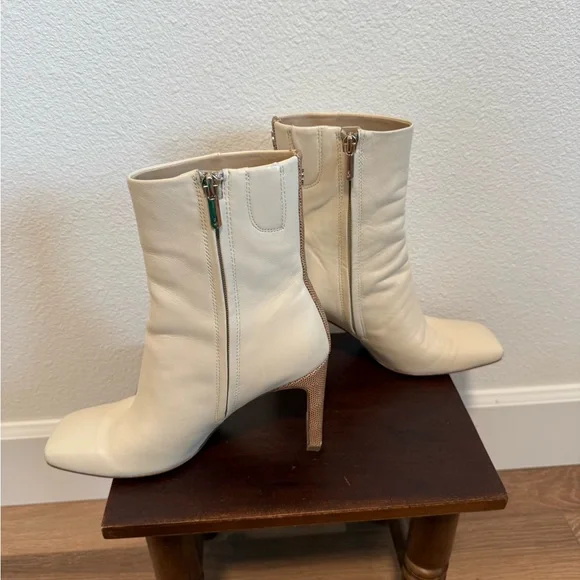 Sam Edelman Ivory Ankle Booties - Picture 4 of 5